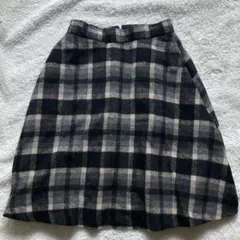 MAJESTIC LEGON M チェックスカート ポケット裏地付き