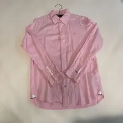 TOMMY HILFIGERピンク色のボタンダウンシャツ　Sサイズ　美品