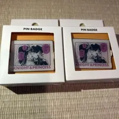 名探偵コナン 3coins 新一&蘭 ピンバッジ