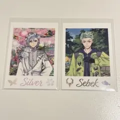 ツイステ展 ランダムカードコレクション シルバー セベク 2点セット