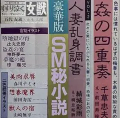 絶版】秘小説94年7月 千草忠夫 結城彩雨 　　　前田寿按 楡畑雄二 椋陽児 他 絶版】秘小説95年3月 千草忠夫 結城彩雨 前田寿按 楡畑雄二 椋陽児
