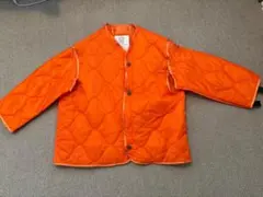 オレンジ キルティングジャケット Lサイズ