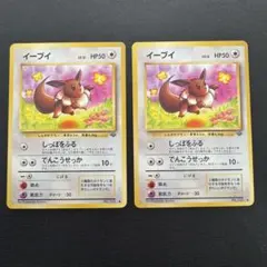 旧裏】イーブイ 2枚○ 第2弾拡張パック ポケモンジャングル - メルカリ