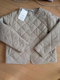 hareiro キルティングジャケット ベージュ 晴れ色