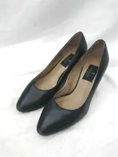 LANVIN COLLECTION レザーパンプス 23.5cm ブラック系