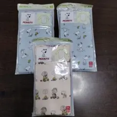 【新品】ユニクロ スヌーピー  　80cm 　3枚セット 肌着