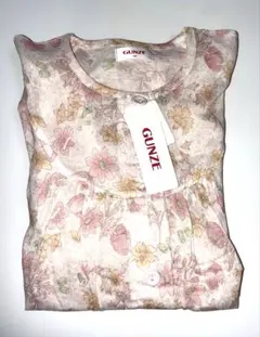 新品◆GUNZE 花柄パジャマ M