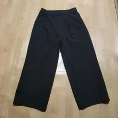 ユニクロ✨ブラック✨ワイドパンツ✨