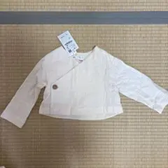 ZARA カシュクール風ジャケット オフホワイト 110cm