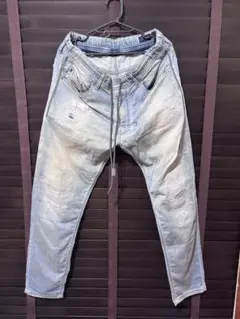 DIESEL NARROT デニムスウェットパンツ