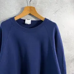 90s USA製　Lee リー　ブランク スウェット　無地　ネイビー　紺　2XL