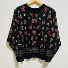 【マシンウォッシャブル・アンチピリング】柄アソートニット サマンサモスモス