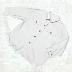 グレイル♡長袖シャツ コットン100 ゆったり アイボリー レディースFREE