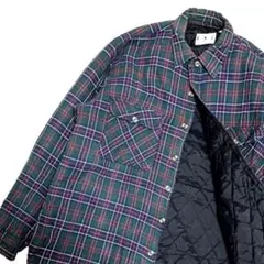 90-00s 古着 ライナー付ネルシャツ シャツジャケット vintage Ｌ