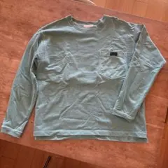 CAL O LINE ミントグリーン 長袖トレーナー