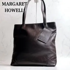 MARGARET HOWELL 本革 シボ革 旧ロゴ A4 トートバッグのサムネイル