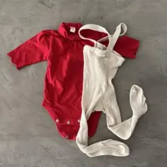 Silly Silas コットンタイツ & GAP 長袖ロンパース