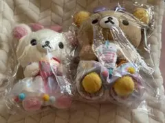 原宿店限定リラックマぬいぐるみあつめてぬいぐるみ　2点セット