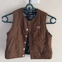 Ksp 中綿ベスト サイズ100 ブラウン