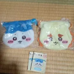 ちいかわ　おかお巾着①　２種セット　ハチワレ　シーサー
