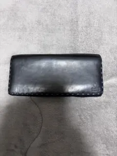 TAKEO KIKUCHI ブラック レザー 長財布