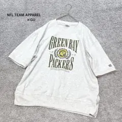 【NFL ✖️GU】スエット Tシャツプリント 5分袖 アメフト