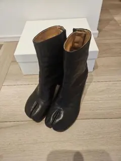 【美品】メゾンマルジェラ　足袋ブーツ　37.5 tabi ブラック