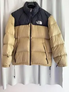 90s ノースフェイス　オールド ヌプシ ベージュ ブラウン系