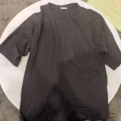 GU ダークグレーオーバーサイズ Tシャツ Sサイズ