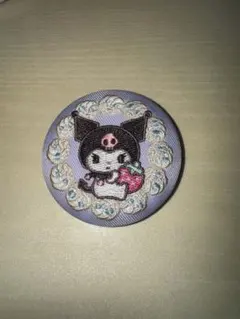 サンリオ 刺繍缶バッジ クロミ