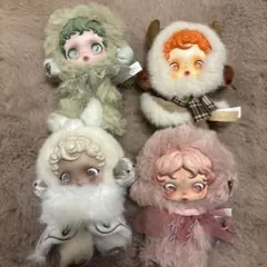 SKULLPANDA ぬいぐるみキーホルダー スカルパンダ 4点