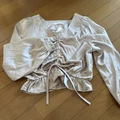Ray Cassin クロップドシャツ ピンクベージュのサムネイル