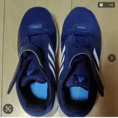 adidas キッズ スニーカー 青