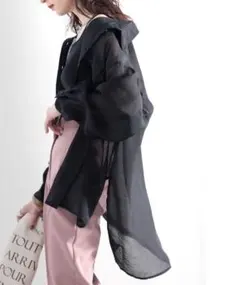 classicalelf シアー素材シャツ