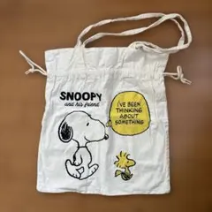 SNOOPY and his friend 巾着トートバッグのサムネイル