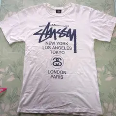 Stussy World Tour Tシャツ ホワイト Mサイズのサムネイル