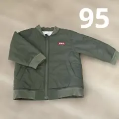 EDWIN オリーブ色 MA-1 中ボア カーキ アウター