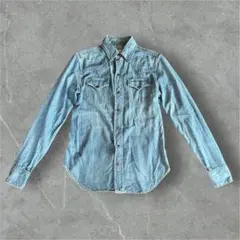 ポロラルフローレン デニムウエスタンシャツ XS