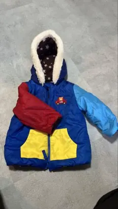 カラフルなダウンコート（HB刺繍付き）