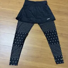 kissmark ドット柄レギンス& asicsスカートのサムネイル