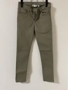 H&M カーキ スキニーパンツ US 8-9Y