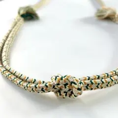 くすみカラー 利休白茶 冠組