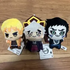 最安値！鬼滅の刃 ちびぐるみ善逸 獪岳　童磨