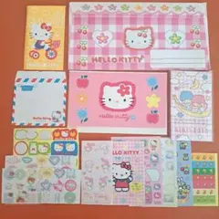 サンリオ 封筒＆シールセット ハローキティ キキララ シナモロール マイメロディ
