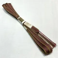 ◯b286 正絹　帯締　金糸　単品　未使用極美品　着物