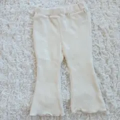 新品未使用 フレアパンツ 80 アイボリー コーデュロイ 男の子 女の子