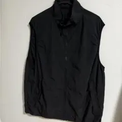 ブラック ナイロンベスト