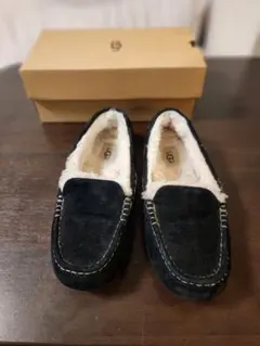 UGG ブラック モカシン　24cm