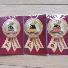 THE ALFEE 45th Anniversary Pin 3個セット