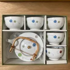 茶器セット 急須 湯呑み 5客 和食器 乃りたけ レトロ ヴィンテージ